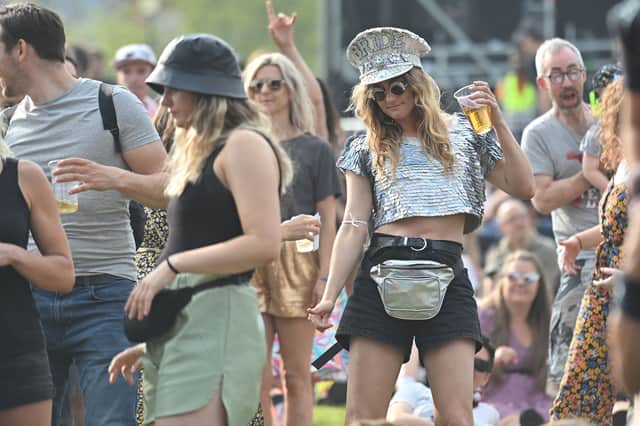 <p>Festival goers in London (Getty Images)</p>