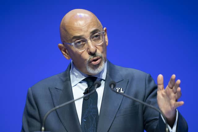 Nadhim Zahawi, when he has Secretary of State for Education, addressing the Local Government Association Annual Conference, at Harrogate Convention Centre, North Yorkshire, June 30, 2022 (Photo: PA)