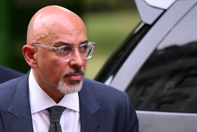 Britain’s newly appointed Chancellor of the Exchequer Nadhim Zahawi arrives at the Treasury to start his new job in central London (Photo by DANIEL LEAL/AFP via Getty Images)