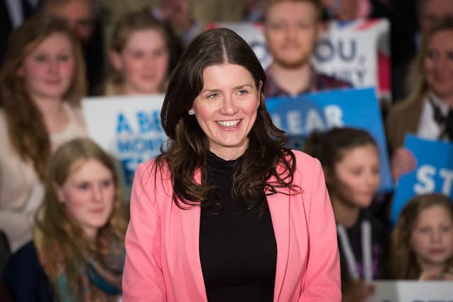 Michelle Donelan speaks during a rally to mark the start of the general election campaign at Corsham School in Wiltshire on March 30, 2015 in Corsham, England.  (Photo by Leon Neal - WPA Pool/Getty Images)