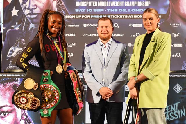 <p>Claressa Shields and Savannah Marshall will fight at the 02 Arena on 10 September (Getty Images)</p>