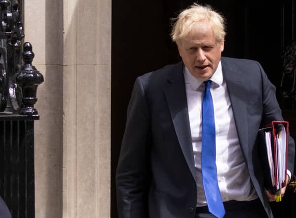 Prime Minister Boris Johnson leaves 10 Downing Street for PMQ’s on 6 July (Photo: Dan Kitwood/Getty Images)