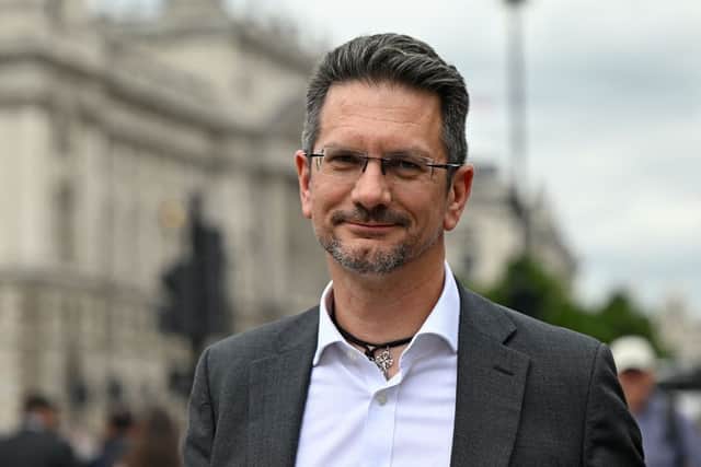 Conservative MP Steve Baker walks past the House of Commons in central London on July 6, 2022 (Photo by JUSTIN TALLIS/AFP via Getty Images)