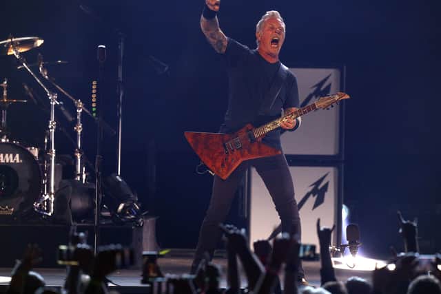 James Hetfield lead singer of Metallica (Getty images)