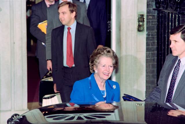 Margaret Thatcher left Downing Street in November 1990 to make way for John Major (image: AFP/Getty Images)