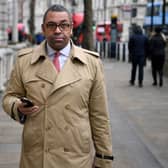 James Cleverly arrives at the Cabinet Office on Whitehall in March 2020 (Photo: DANIEL LEAL/AFP via Getty Images)