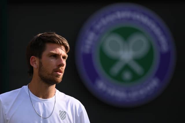 Cameron Norrie will be hoping to cause an upset against reigning champion Novak Djokovic.(Getty Images)
