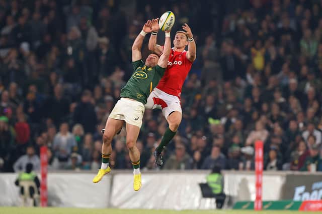 George North and South Africa’s Jesse Kriel