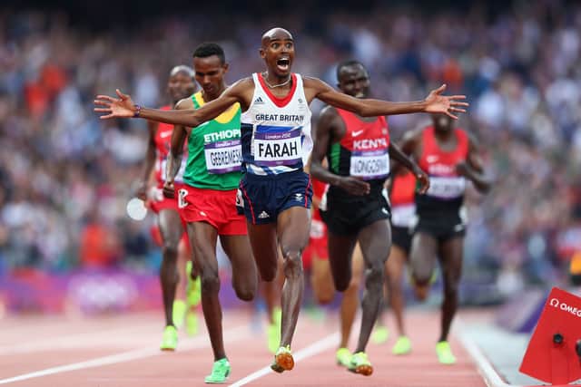 Mo Farah is best remembered for winning the gold medal at the London 2012 Olympics.(Getty Images)