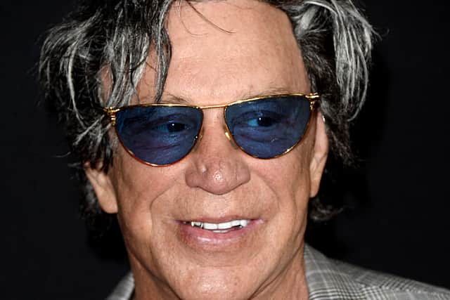 Mickey Rourke rose to fame in the 1980s