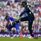 Buttler misses the ball as Sharma leads India to 10 wicket victory