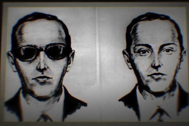 A composite sketch of D.B. Cooper based on eyewitness accounts