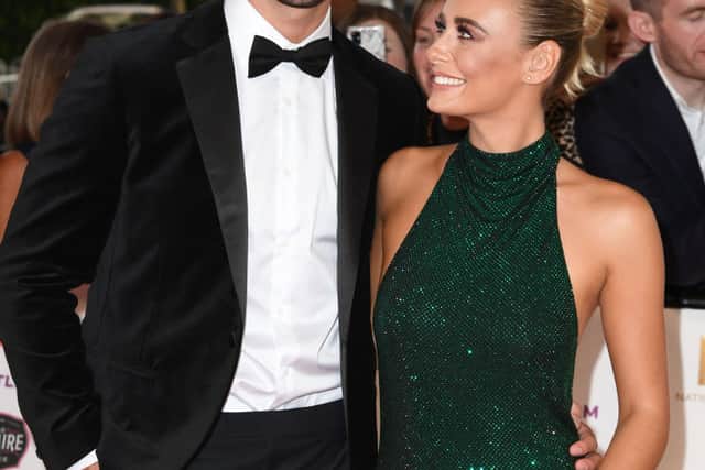 Liam Reardon and Millie Court attend the National Television Awards 2021 at The O2 Arena on September 09, 2021 in London, England. (Photo by Gareth Cattermole/Getty Images)