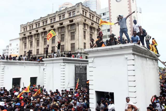 Protesters recently stormed the President’s official residence