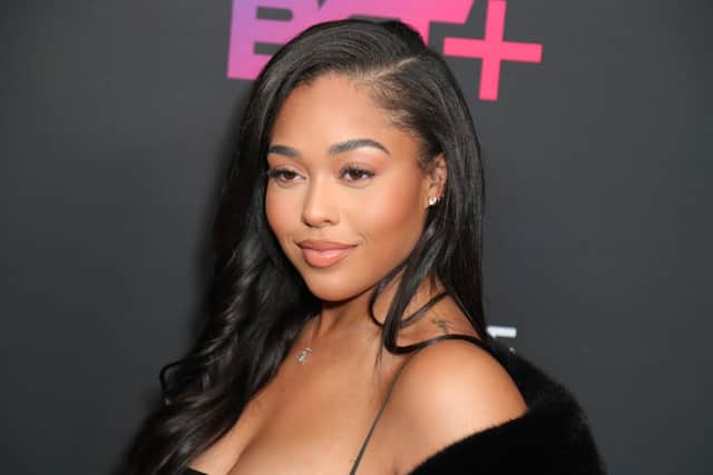 Jordyn Woods attends BET+ And Footage Film’s “Sacrifice” Premiere Event at Landmark Theatre on December 11, 2019 in Los Angeles, California. (Photo by Leon Bennett/Getty Images for BET)