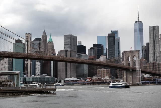 The Manhattan skyline over the East River in New York City (Pic: Getty Images)