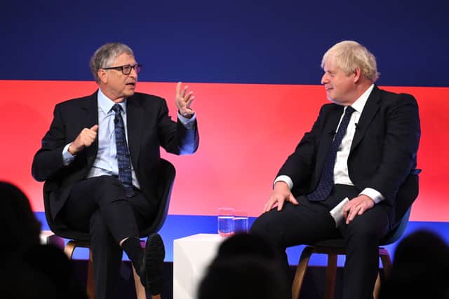 Bill Gates now spends much of his time lobbying global leaders to eradicate disease and poverty (image: Getty Images)