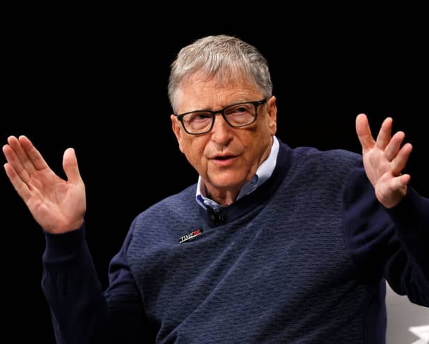 Bill Gates says he intends to give away most of vast fortune (image: Getty Images)