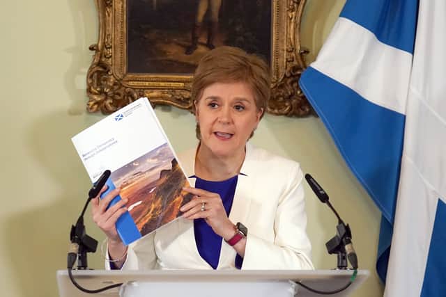 Scottish First Minister Nicola Sturgeon has insisted that independence is “essential” as the Tory leadership contest gets underway. (Credit: Getty Images)