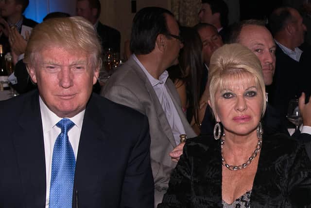 Ivana Trump, ex-wife of Donald Trump, has died aged 73. (Credit: Getty Images)