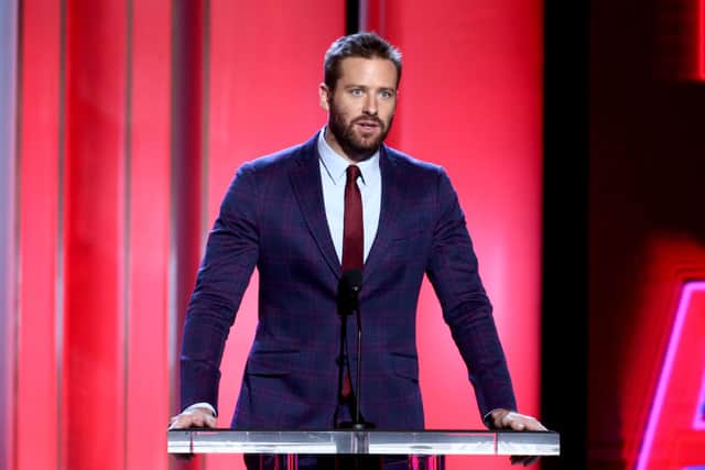 Armie Hammer speaks onstage during the 2019 Film Independent Spirit Awards on February 23, 2019 in Santa Monica, California. (Photo by Tommaso Boddi/Getty Images)