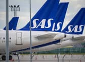 SAS Airlines said that negotiations between the carrier and the pilots’ union had failed to reach an agreement, prompting some 900 pilots to strike (Pic: TT News Agency/AFP via Getty Images)