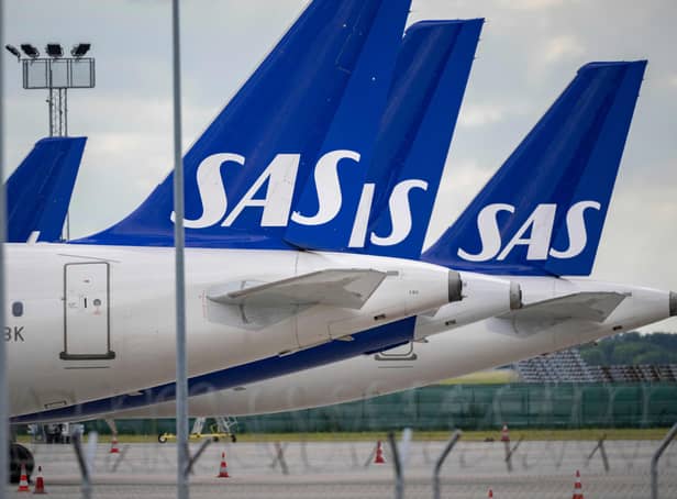 <p>SAS Airlines said that negotiations between the carrier and the pilots’ union had failed to reach an agreement, prompting some 900 pilots to strike (Pic: TT News Agency/AFP via Getty Images)</p>