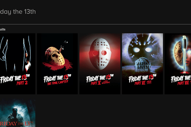 The first instalment of horror franchise Friday the 13th is noticeably absent on Paramount+