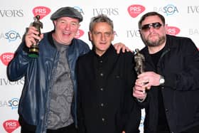 (left to right) Mark Day, Paul Ryder and Shaun Ryder of The Happy Mondays 