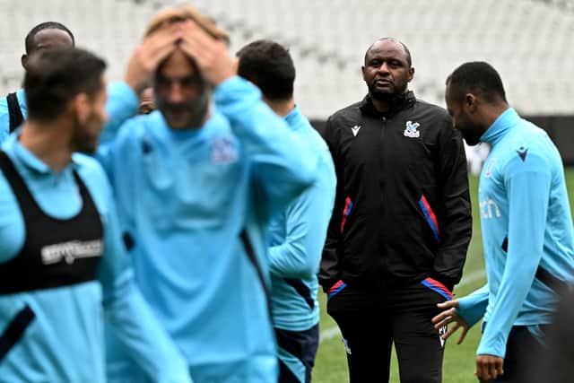Vieira leads Palace in training at MCG