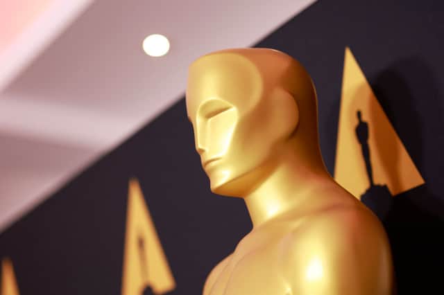 An Oscar award statue (Photo by MICHAEL TRAN/AFP via Getty Images)