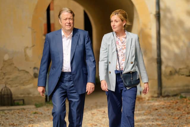 Nancy Carroll and Roger Allam in Murder in Provence