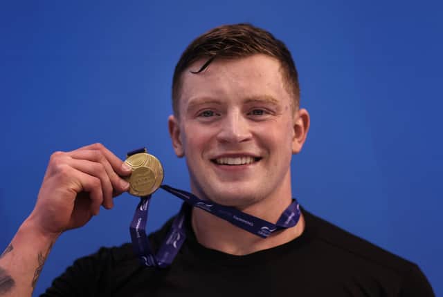 Three time olympic champion Adam Peaty will defend his 100m breaststroke title at the Commonwealth Games. (Getty Images)