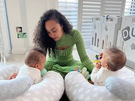 Leigh-Anne’s twins are set to turn one in August