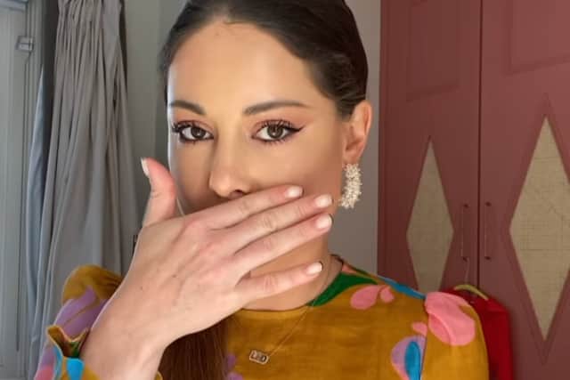 “I had everything and it’s all been completely ripped away from me.” says Made In Chelsea’s Louise Thompson in recent Instagram video (Credit @louise.thompson Instagram)