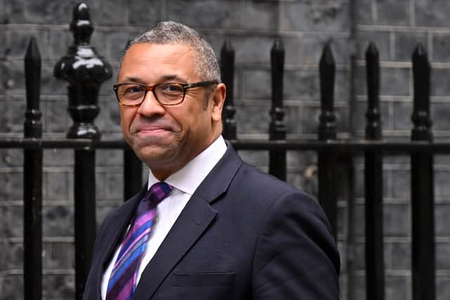 James Cleverly arriving for a Cabinet meeting at 10 Downing Street (Pic: Getty Images)