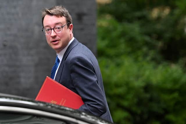 Chief Secretary to the Treasury, Simon Clarke, arrives for a Cabinet meeting at 10 Downing Street  (Photo by Leon Neal/Getty Images)
