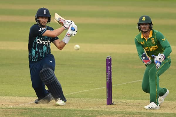 Joe Root bats on his way to 83 in first ODI v South Africa