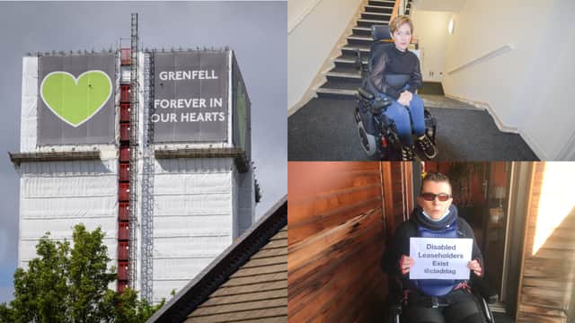 A group of disabled leaseholders are taking legal action against the Government