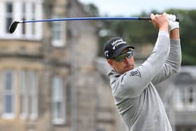 Henrik Stenson competing at the 150th Open Golf Championships in July 2022