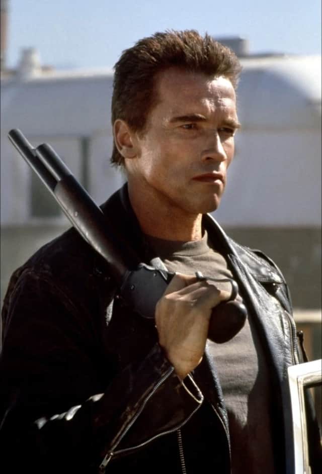 Arnold Schwarzenegger as the T-800 Terminator (Photo: TriStar Pictures)