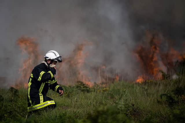 A ‘heat dome’ over South West Europe has led to major wildfires (image: AFP/Getty Images)