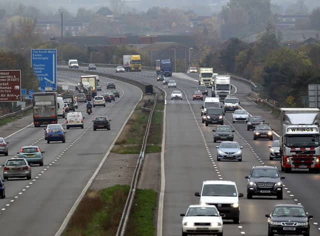 M5 motorway. (Photo by Matt Cardy/Getty Images)