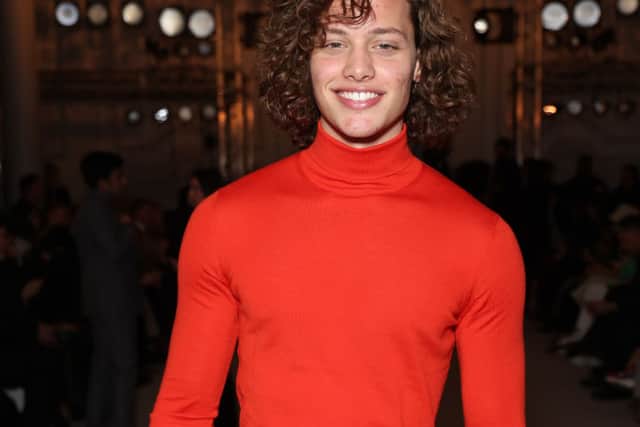 Bobby Brazier attends the Kaushik Velendra AW22 show and after-party, during London Fashion Week, at The Langham Hotel on February 18, 2022 in London, England. (Photo by Tim P. Whitby/Getty Images for Kaushik Velendra)