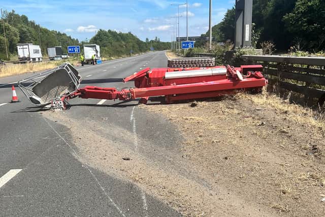 Scene of the accident. Picture: Highways England SE via Twitter