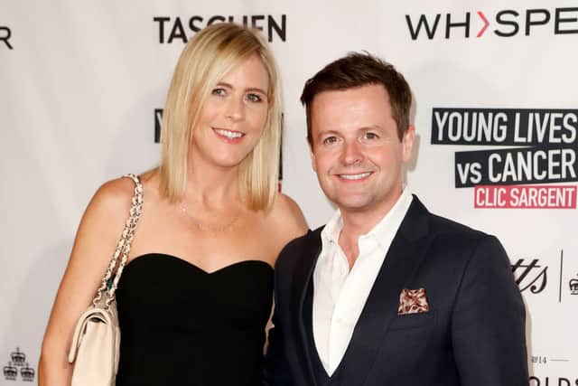 Ali Astall and Declan Donnelly attend A Very British Affair Auction during London Fashion Week September 2019 at Claridge’s Hotel on September 13, 2019 in London, England. (Photo by John Phillips/Getty Images)