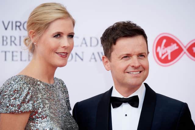 Declan Donnelly and Ali Astall attend the Virgin TV British Academy Television Awards at The Royal Festival Hall on May 13, 2018 in London, England.  (Photo by Jeff Spicer/Getty Images)