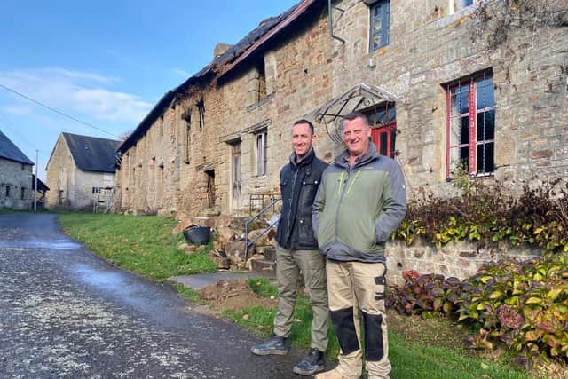 Paul and Yip bought a row of cottages in a medieval French hamlet