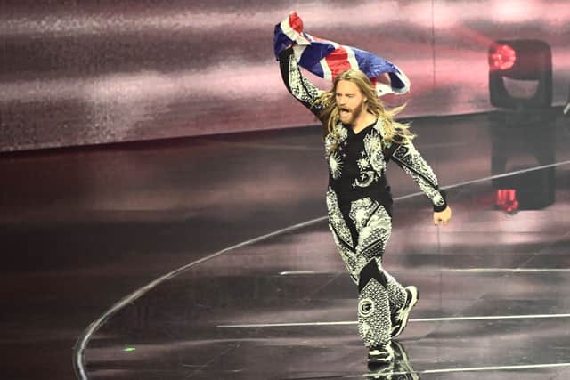 Singer Sam Ryder who came second in the Eurovision Song contest 2022 (Pic: AFP via Getty Images)