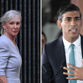 Nadine Dorries criticised Rishi Sunak while he made his way out on the Tory leadership campaign trail. (Credit: Getty Images)